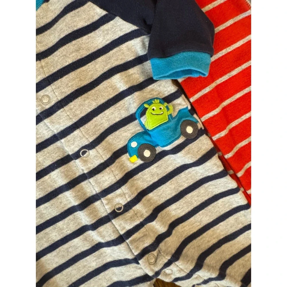 Carters‎ Baby Boy 6 Months Footed Sleepers Pajamas Outfits Clothes Lot Baseball